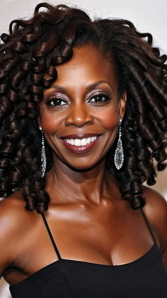 Loose Ringlets for Natural Hair Hairstyles for black women over 50