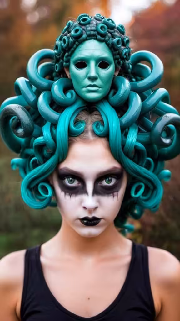 Medusa Hairstyle for Halloween hairstyles for Halloween for girls