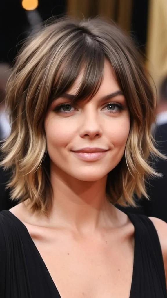 Mid-Length Shag Low maintenance hairstyles