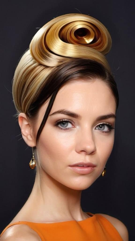 Modern-Day Beehive New Year's Eve Party Hairstyles for Women