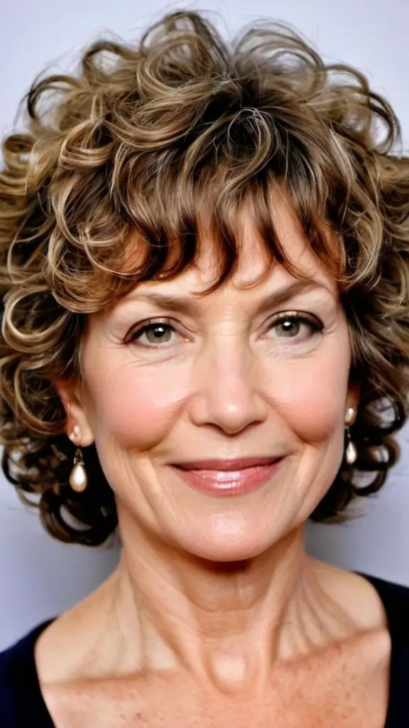 Natural Curls Wash and Wear Haircuts Over 50