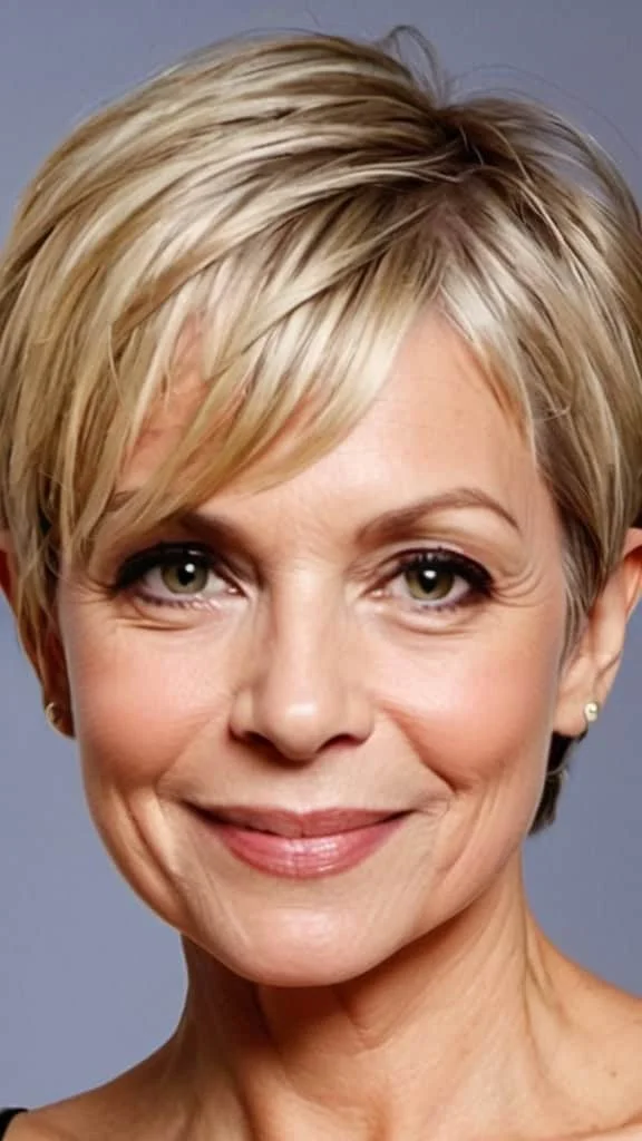 Pixie Bob Hairstyles for Thin Hair For Women Over 60