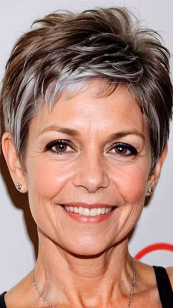 Pixie with Sideburns Pixie Haircuts For Women Over 50