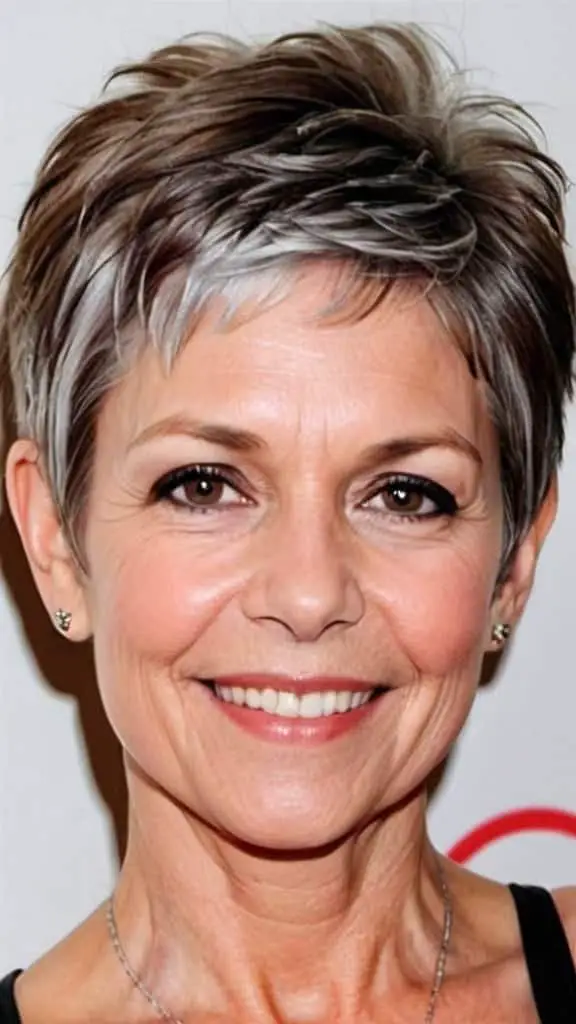 Pixie with Sideburns Pixie Haircuts For Women Over 50