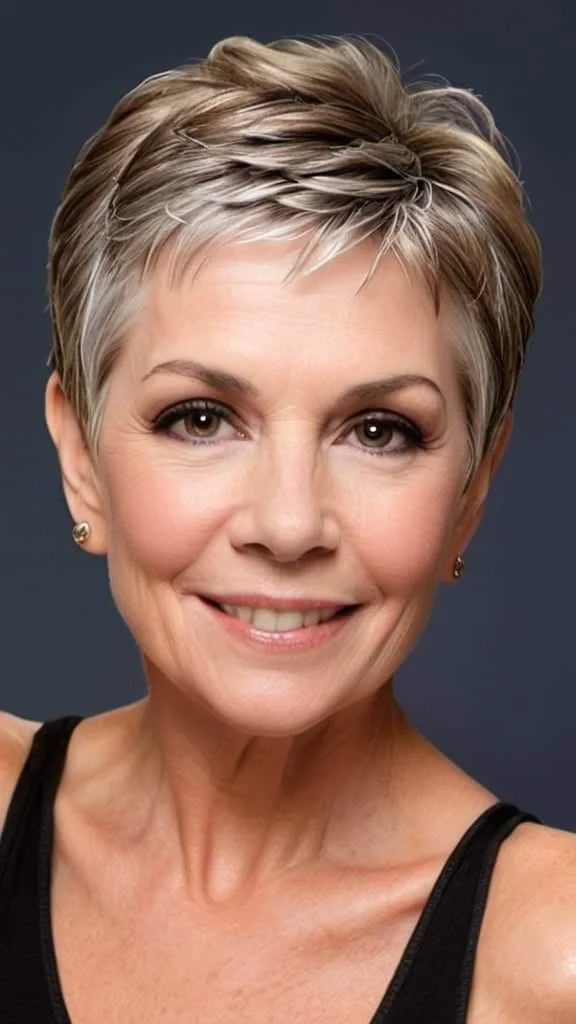 Pompadour Pixie Pixie Haircuts For Women Over 60