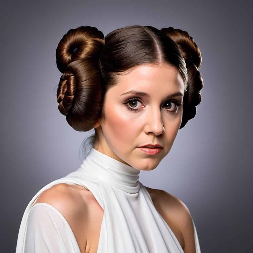 Princess Leia Hairstyles for Halloween for Women