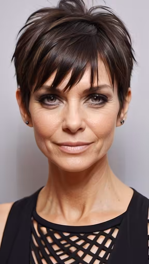 Razor Cut with Choppy Fringe