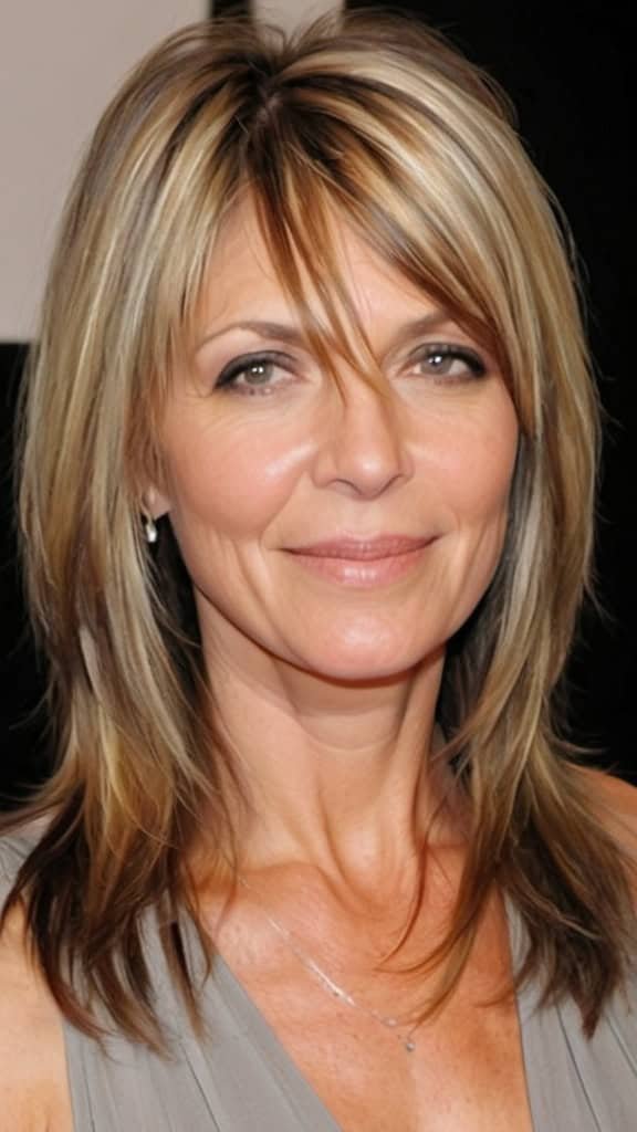 Razored Layers Long hairstyles for women over 40