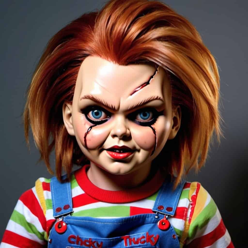 Scary Chucky Doll hairstyles for Halloween for women