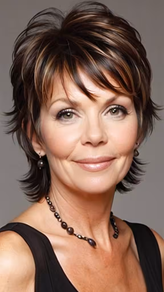 Shag for Thick Hair Shag Hairstyles For Women Over 50