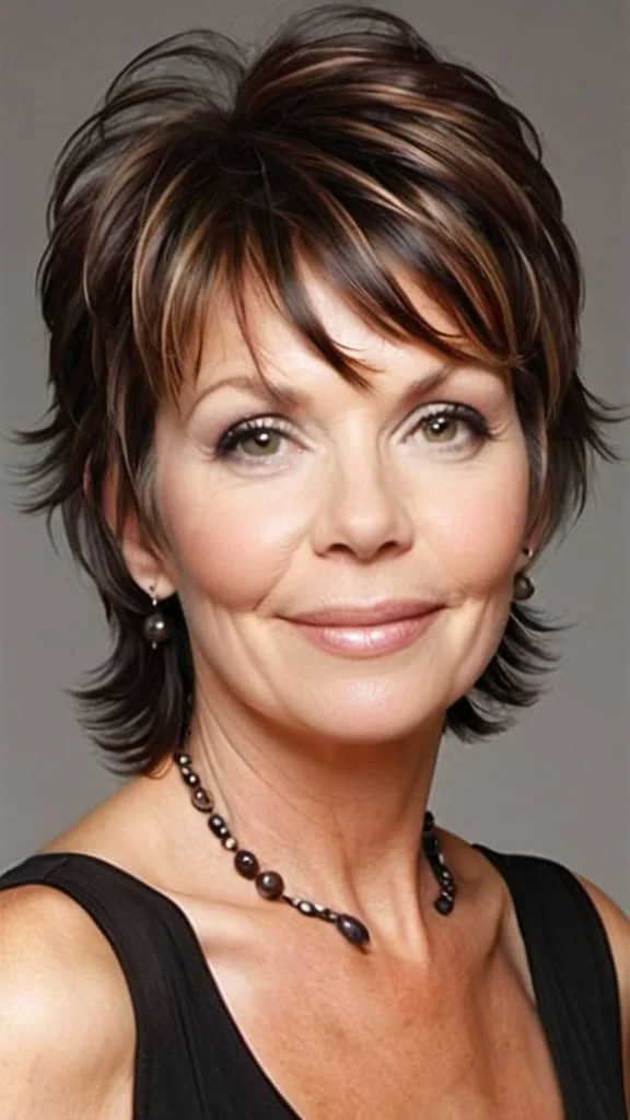 Shag for Thick Hair Shag Hairstyles For Women Over 50