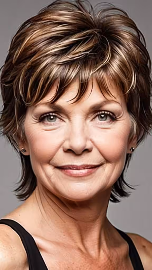 Shaggy Mullet Short Shag Hairstyles For Women Over 60