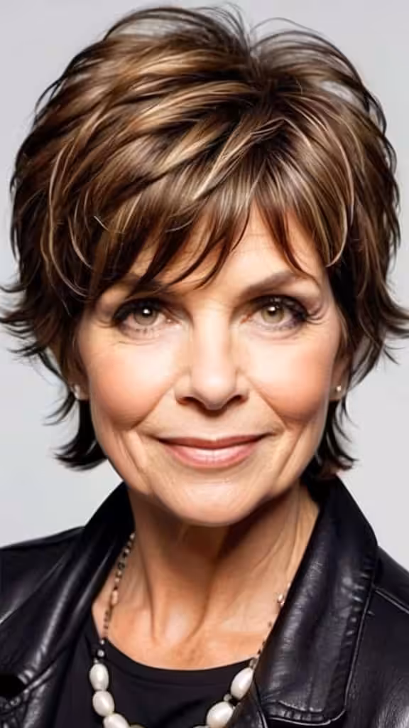 Shaggy Pixie Bob Shag Hairstyles For Women Over 50