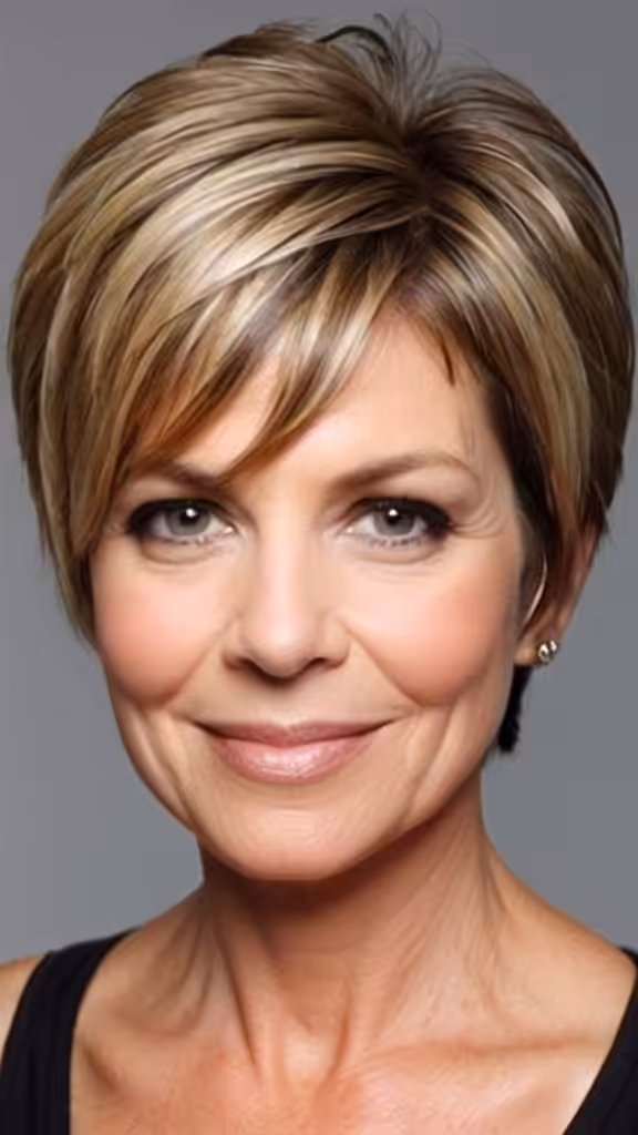 Short Layered Haircut Hairstyles for women over 40
