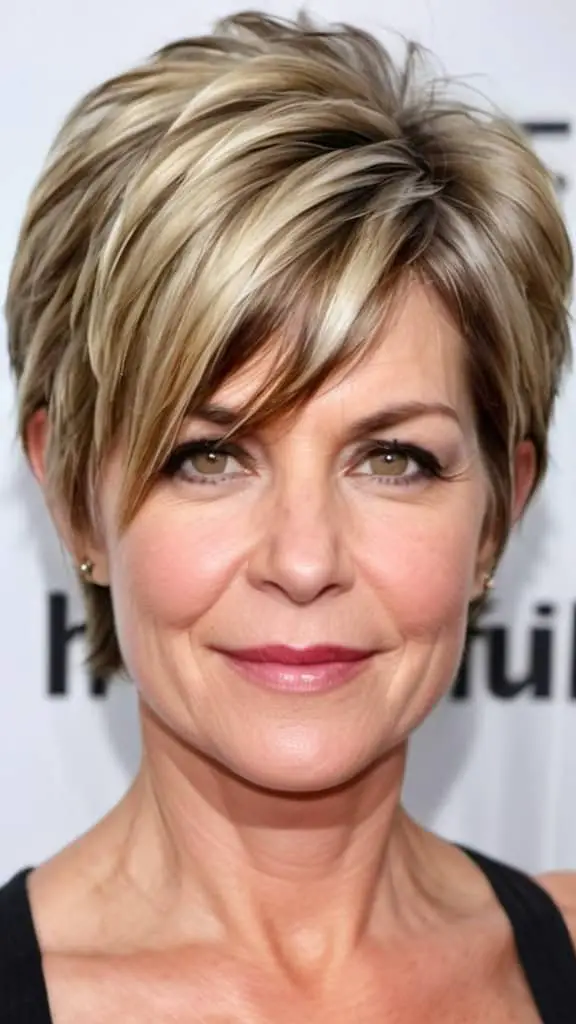 Short Textured Layers Short Hairstyles For Women Over 40