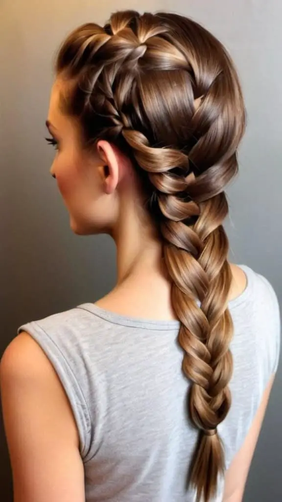 Side Braid New Year's Eve Party Hairstyles for Women