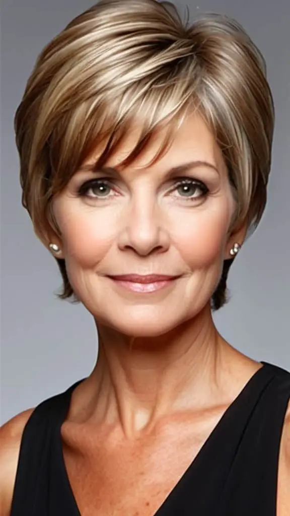 Sleek Short Wedge Cut Wedge Haircuts For Women Over 50