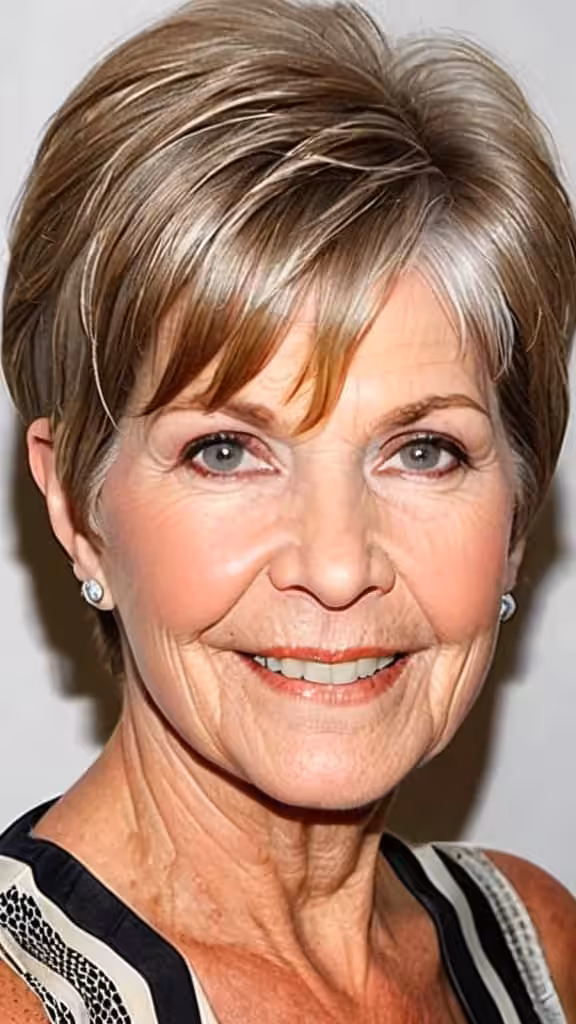 Sleek Wedge Cut Wedge haircuts over 60