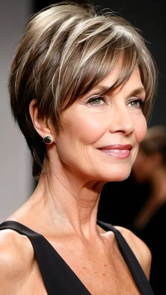 Sleek and Straight Wash and Wear Haircuts Over 50