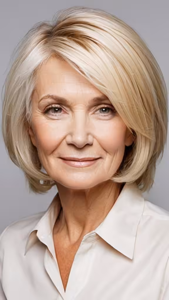 Statement Blonde Blonde hair for older women
