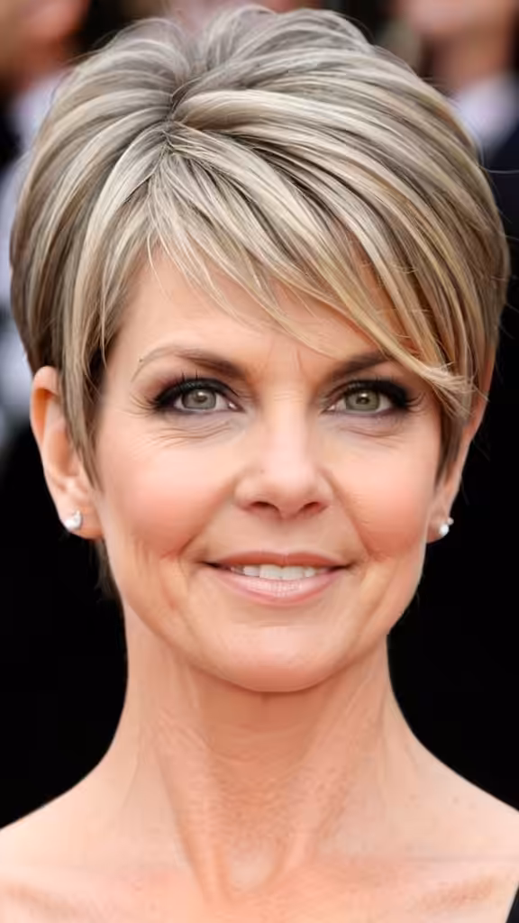 Textured Crop Hairstyles for women over 40