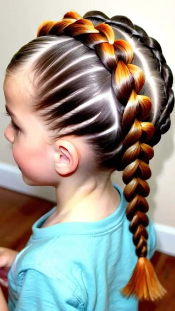 Unusual Braids Braided Hairstyles for Thanksgiving for kids