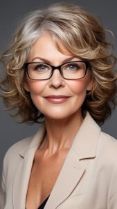 21 Best Hairstyles With Glasses Over 50
