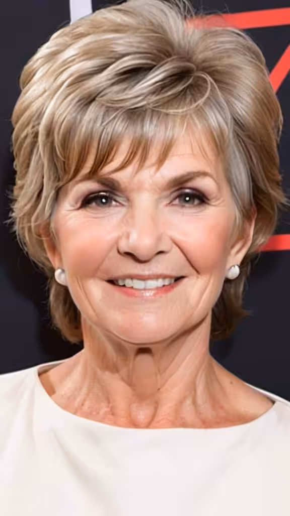 Voluminous Wedge Wedge haircuts over 60