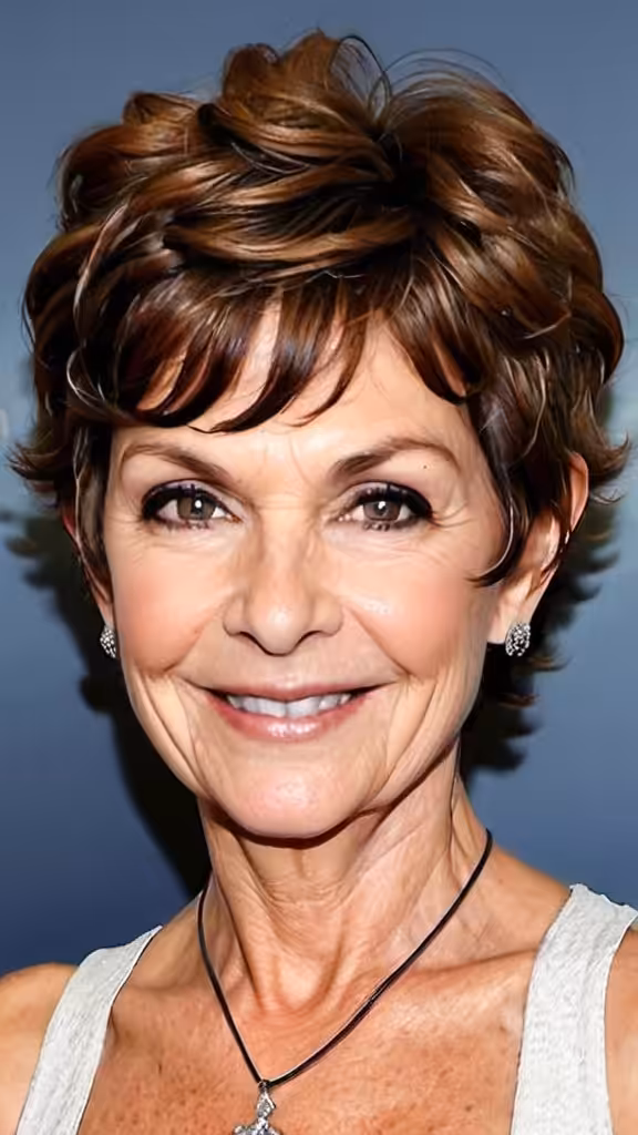 Wavy Pixie Wavy Hairstyles For Women Over 60