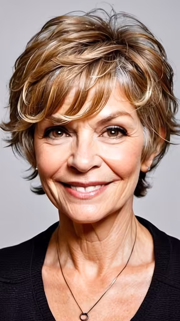 Wavy Pixie Bob Wavy Hairstyles For Women Over 60