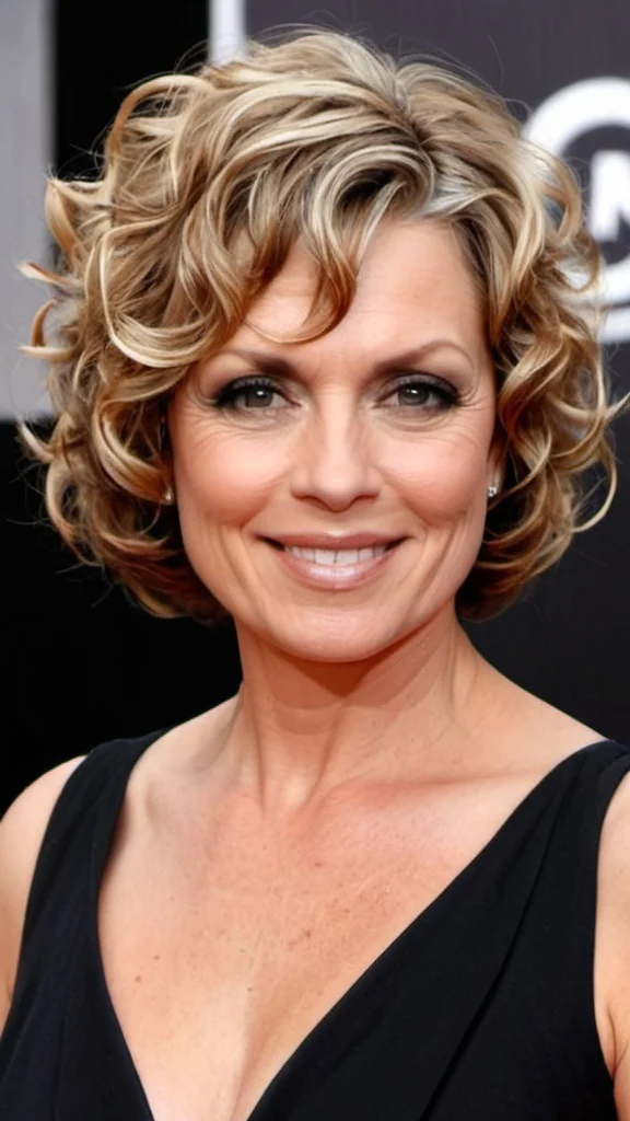Curly Bob Hairstyles for women over 40
