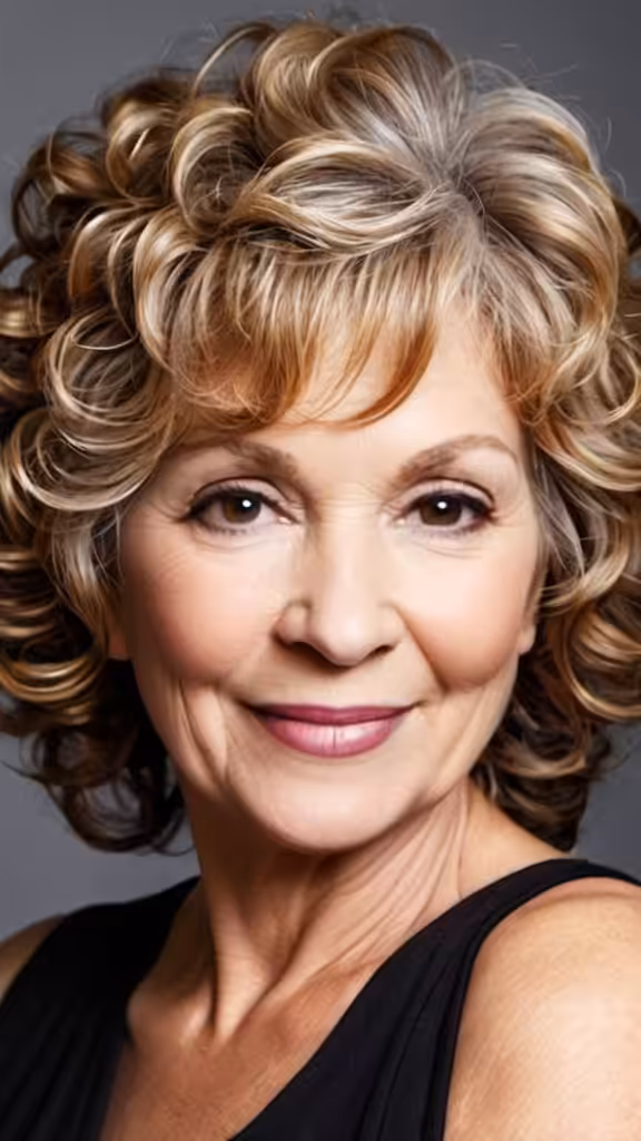 Curly Layers Curly Hairstyles For Women Over 60