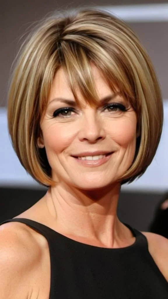 Short Bob Hairstyles for women over 40