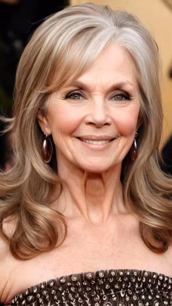 Soft Ringleted Hair Long Hairstyles For Women Over 60