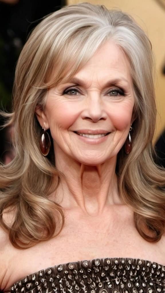 Soft Ringleted Hair Long Hairstyles For Women Over 60
