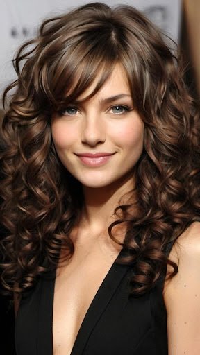 Middle-Parted Flowy Layers Layered Haircuts For Long Hair