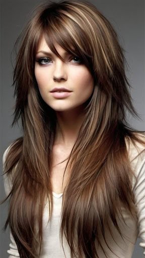 Long Shaggy Layers Layered Haircuts For Long Hair