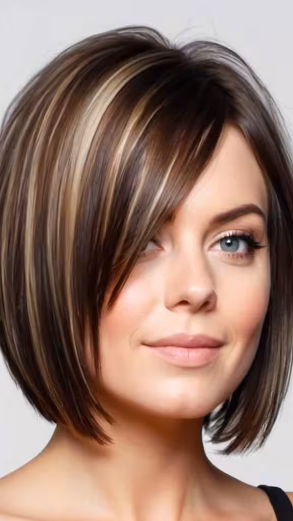 A-Line Bob Short Layered Hairstyles