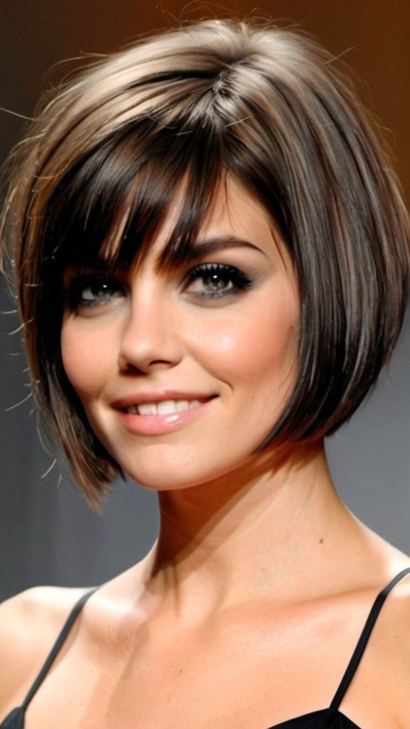 A-Line Choppy Bob Short Choppy Haircuts