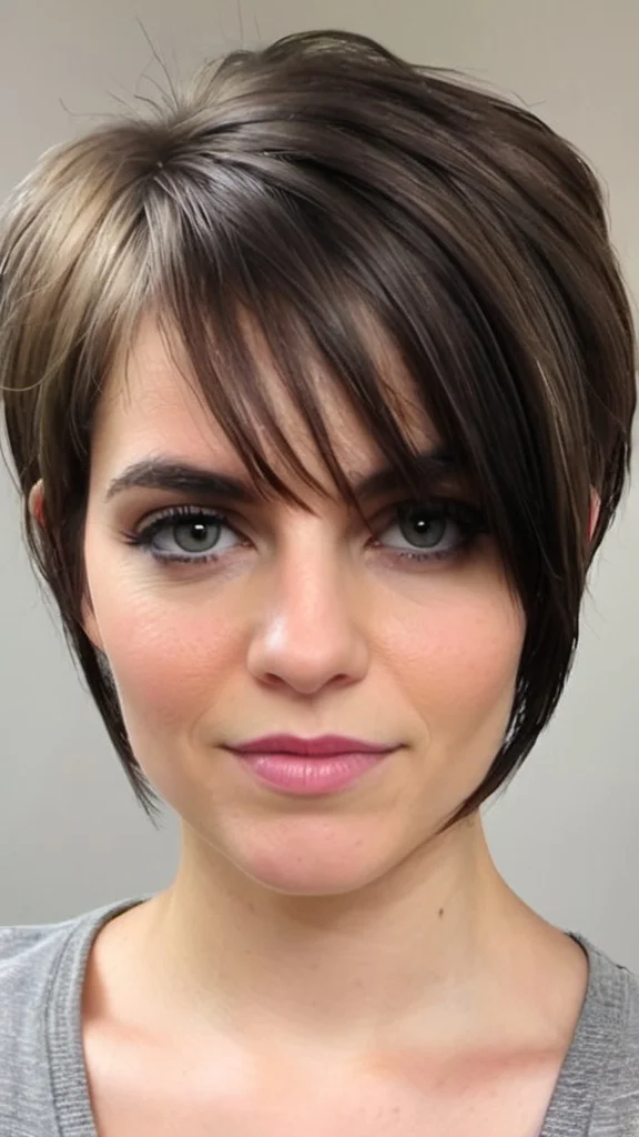 Asymmetrical Wedge Wedge Haircuts