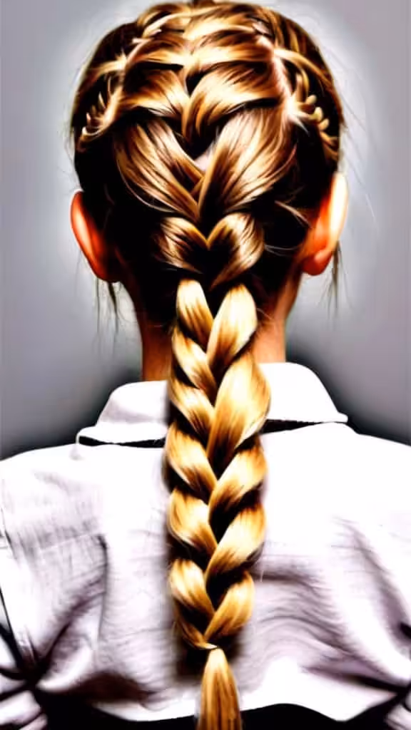 Basic French Braid Baby girl hairstyles