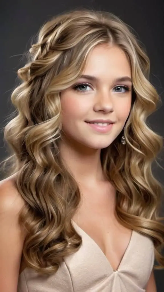 Beachy Waves Prom Hairstyles for Long Hair