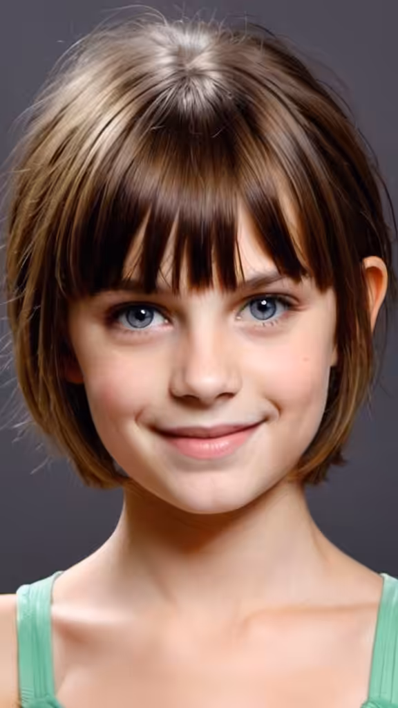 Bixie Cut with Bangs Short Hairstyles for Girls of All Ages