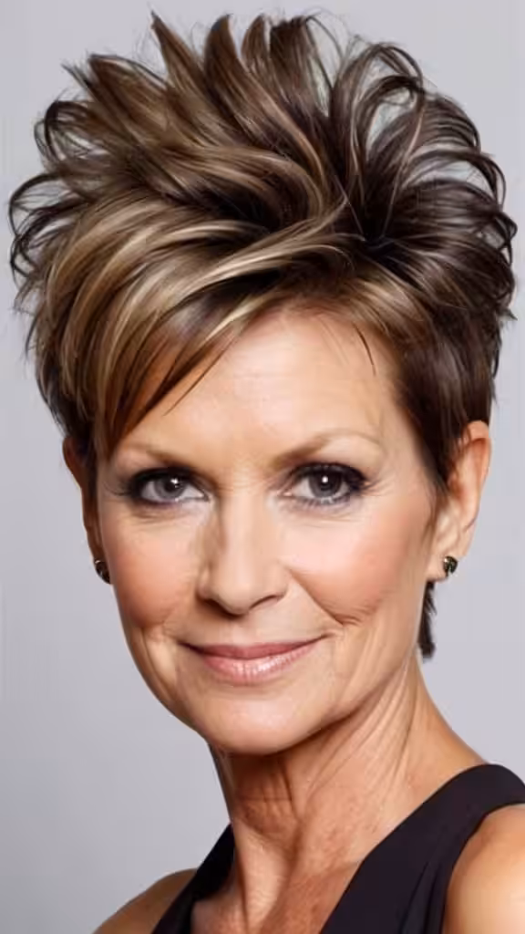 Faux Hawk Short Layered Hairstyles