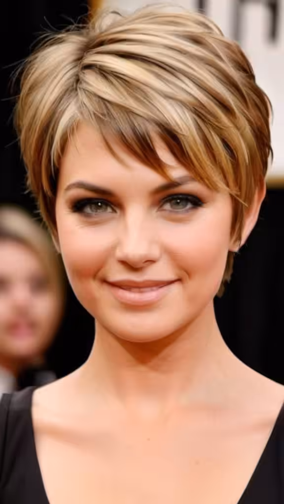 Bouncy Short Layered U-Shaped Cut Short Hairstyles for Fine Hair