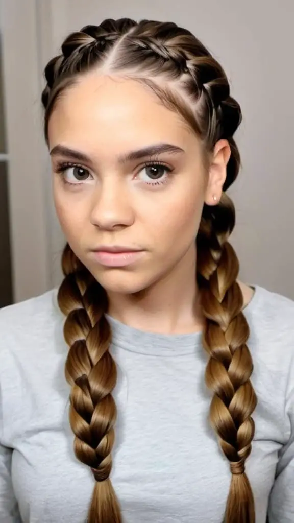 Boxer Braids Braided Hairstyles for Long Hair