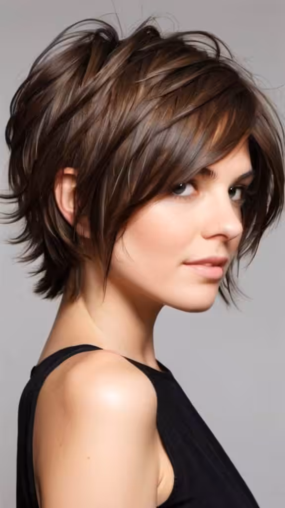 Breezy Shoulder Cut Short Layered Hairstyles