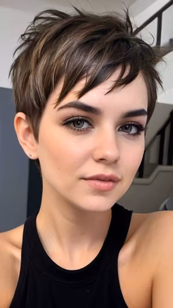 Choppy Pixie Best Pixie Haircuts for Women