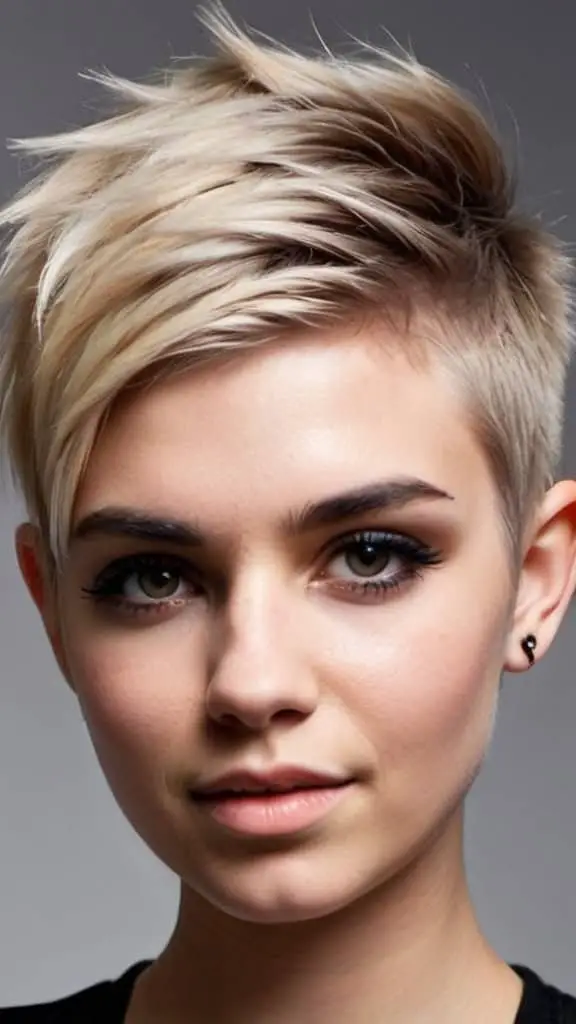 Choppy Pixie Undercut women undercut hairstyle