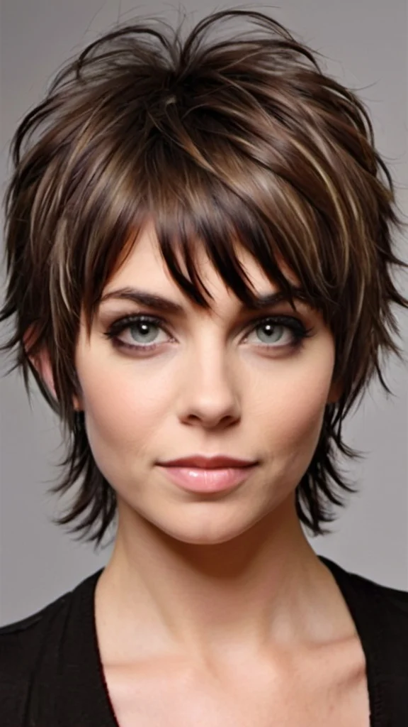 Choppy Shag Short Shag Hairstyles